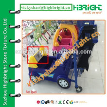 new kids shopping cart/baby stroller for supermarket/children shopping trolley with Ipad holder